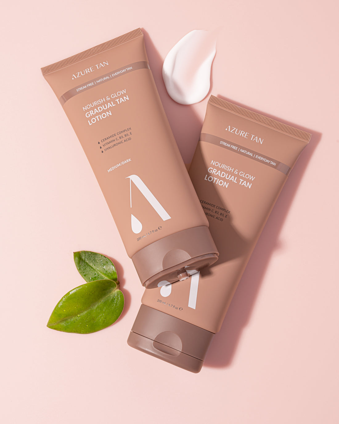 AZURE Nourish &amp; Glow Gradual Tan Lotion - Medium/Dark - 200ml